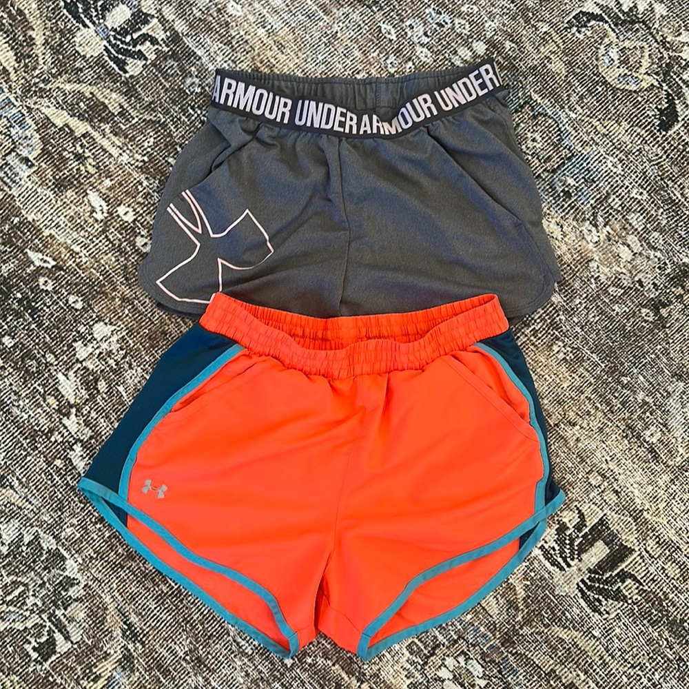 2 Pairs Under Armour Shorts